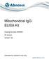 Mitochondrial IgG ELISA Kit