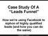 Case Study Of A Leads Funnel. How we re using Facebook to siphon of highly qualified leads (and how you can do the same)