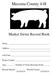 Mecosta County 4-H. Market Swine Record Book. Name: Address: 4-H Club: Project Leader: Age: Number of Years Showing Swine: