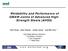 Weldability and Performance of GMAW Joints of Advanced High- Strength Steels (AHSS)
