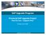 SAP Upgrade Program. Provincial SAP Upgrade Project. Post Go Live Support Plan. Thursday, June 25, NS Department of Finance, CIS Division
