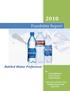 Feasibility Report. Bottled Water Preference. By: Fadel Alkhamis Susan Urevbu Saquib Kokab. University of North Texas English Department July 2010