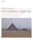 SUSTAINABLE LAND USE. A New Paradigm in