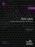 BEST PRACTICES REPORT Q Data Lakes. Purposes, Practices, Patterns, and Platforms. By Philip Russom. Co-sponsored by