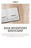 2018 INVENTORY BOOTCAMP
