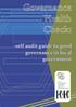 -self audit guide to good governance in local government