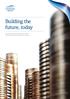 Building the future, today. Transforming the economic and carbon performance of the buildings we work in