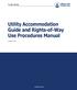 HILLSBOROUGH COUNTY UTILITY ACCOMMODATION GUIDE AND RIGHTS-OF-WAY USE PROCEDURES MANUAL APPROVED