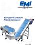 Extruded Aluminum Frame Conveyors