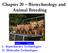 Chapter 20 Biotechnology and Animal Breeding