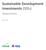 Sustainable Development Investments (SDIs)