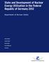 State and Development of Nuclear Energy Utilization in the Federal Republic of Germany 2012