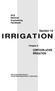 IRRIGATION. Section 15 CONTOUR-LEVEE IRRIGATION. SCS National Engineering Handbook. Chapter 6