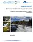 SUMMARY REPORT. Environment and Sustainable Resource Development. Watershed Resiliency and Restoration Program Prioritization