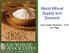 World Wheat Supply and Demand. Crop Quality Seminars 2013 Ian Flagg