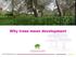 Why trees mean development