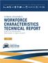 WORKFORCE CHARACTERISTICS TECHNICAL REPORT