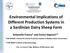 Environmental Implications of Different Production Systems in a Sardinian Dairy Sheep Farm