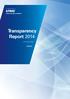 Transparency Report 2014