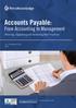 Accounts Payable: Planning, Organizing and Achieving Best Practices