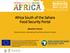 Africa South of the Sahara Food Security Portal