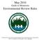 May 2010 Guide to Minnesota Environmental Review Rules