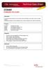 Technical Data Sheet CC6400 STANDARD VOC CLEAR. Effective October 5, Description