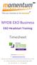 MYOB EXO Business. Timesheet