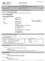 Safety Data Sheet. according to 2001/58/EC. LCK 319 Cyanid/Cyanide/Cyanure, Aufschlussküvette/Digestion Cuvette; 1/4