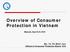 Overview of Consumer Protection in Vietnam
