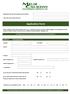 Application Form THE INFORMATION YOU SUPPLY ON THIS FORM WILL BE TREATED IN CONFIDENCE.