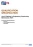 QUALIFICATION SPECIFICATION