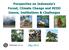 Perspective on Indonesia s Forest, Climate Change and REDD Issues, Institutions & Challenges