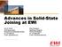 Advances in Solid-State Joining at EWI
