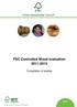 FSC Controlled Wood evaluation Compilation of studies