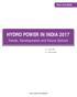 HYDRO POWER IN INDIA 2017