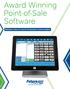 Award Winning Point-of-Sale Software. Reliable, Easy to Use & Completely Customizable