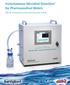 Instantaneous Microbial Detection for Pharmaceutical Waters. IMD-W Instantaneous Microbial Detection System
