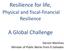 Resilience for life, A Global Challenge