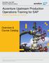 Accenture Upstream Production Operations Training for SAP