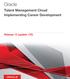 Oracle. Talent Management Cloud Implementing Career Development. Release 13 (update 17D)