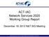 ACT-IAC Network Services 2020 Working Group Report