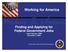 Working for America. Finding and Applying for Federal Government Jobs Jason Parman, OPM December 2, Report Tile