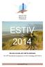 ESTIV Second circular and call for abstracts. The 18 th International Congress on In Vitro Toxicology ESTIV2014.
