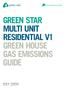 Green Star Multi Unit Residential v1 Green House Gas Emissions Guide