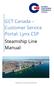 GCT Canada Customer Service Portal: Lynx CSP Steamship Line Manual