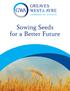 Sowing Seeds for a Better Future