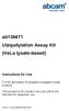 ab Ubiquitylation Assay Kit (HeLa lysate-based)