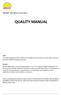 QUALITY MANUAL. AMSANT Aboriginal Corporation