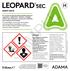 SAMPLE LEOPARD 5EC. 5 litres œ MAPP Danger
